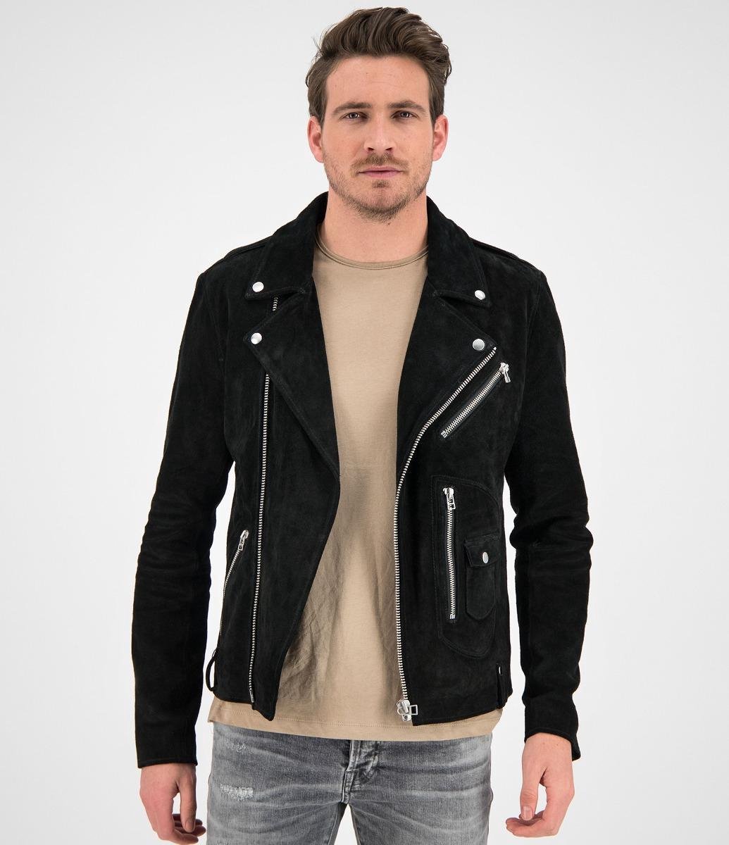 GC M axime suede jacket black 101981005 M goosecraft bol