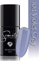 104 UV Hybrid Semilac Violet Gray 7 ml.