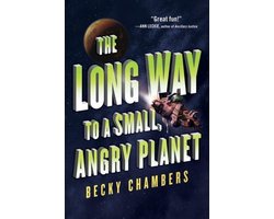 Omslag van The Long Way to a Small, Angry Planet