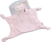 Gamberritos Knuffeldoekje Beer 23 Cm Stippen Roze