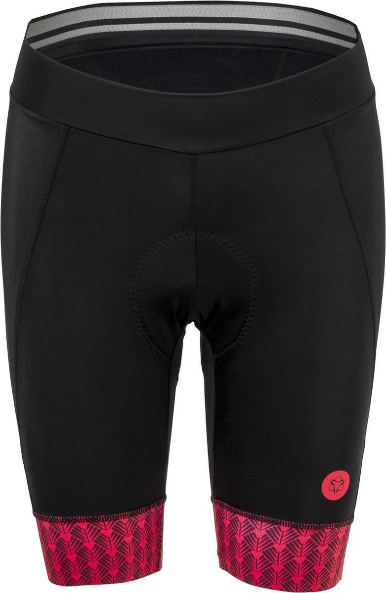 AGU Prime Art Deco Trend Fietsbroek - Dames - Maat S - Zwart