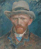 MyHobby Borduurpakket –  Zelfportret van Van Gogh 50×60 cm - Aida stof 5,5 kruisjes/cm (14 count)