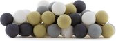 Cotton Ball Lights Regular lichtslinger - grijs en beige - Sand/Grey 50