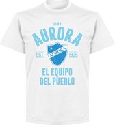 Club Aurora Established T-Shirt - Wit - 4XL