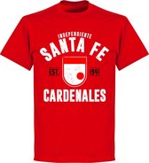 Independiente Santa Fe Established T-Shirt - Rood - XXL