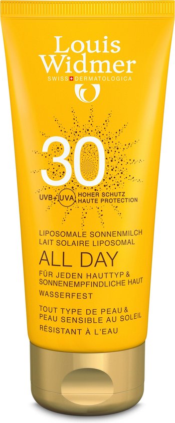 Louis Widmer - Factor 30 - All Day - Licht Geparfumeerd - Zonnemelk - 100 ml