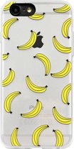 ADEL Siliconen Back Cover Softcase Hoesje Geschikt voor iPhone 6/ 6S - Bananen Geel