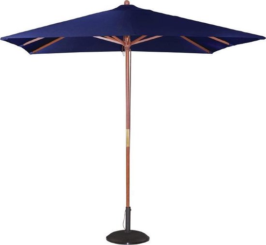 Vierkante parasol | 2,5 meter | Bolero | Donkerblauw | bol.com