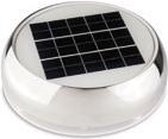 Marinco Solar Minivent 1000-White 3 Day/Night Solar Vent - Stainless Steel