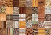 Wood Stone Texture Photo Wallcovering
