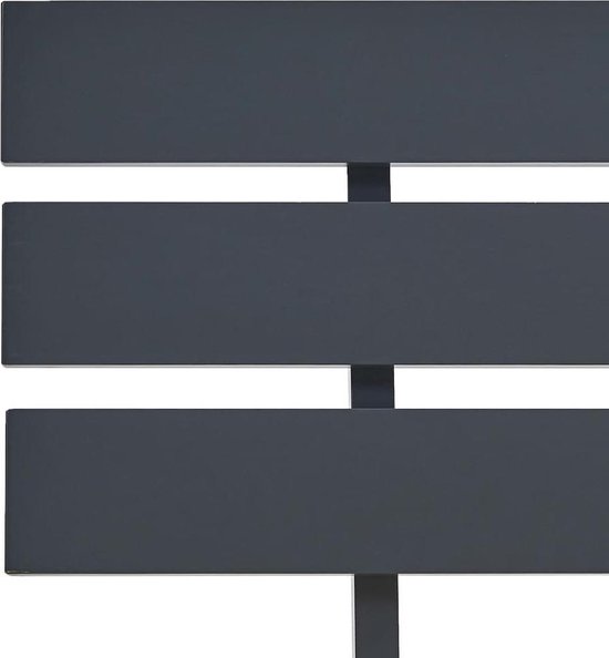 The Living Store Cadre de lit Bois de pin Massief - 213 x 145 x 66 cm - Convient pour matelas 140 x 200 cm