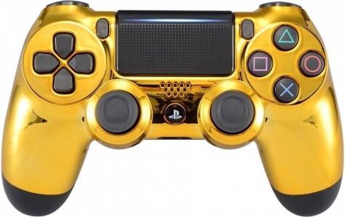 PS4, Wireless Dualshock 4 Controller V2 – Chrome Gold Custom | bol.com