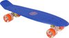 AMIGO skateboard - Met ledverlichting en ABEC 7 lagers - Blauw/Oranje