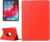 Case2go - Tablet hoes geschikt voor iPad Pro 11 (2018) case - 360 graden draaibare - Rood