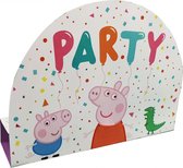 Invitations de fête Peppa Pig 21x15cm 8 pièces