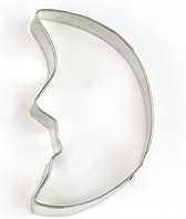 Nic Uitsteekvorm Halve Maan 11 X 7 X 2 Cm Blank Staal