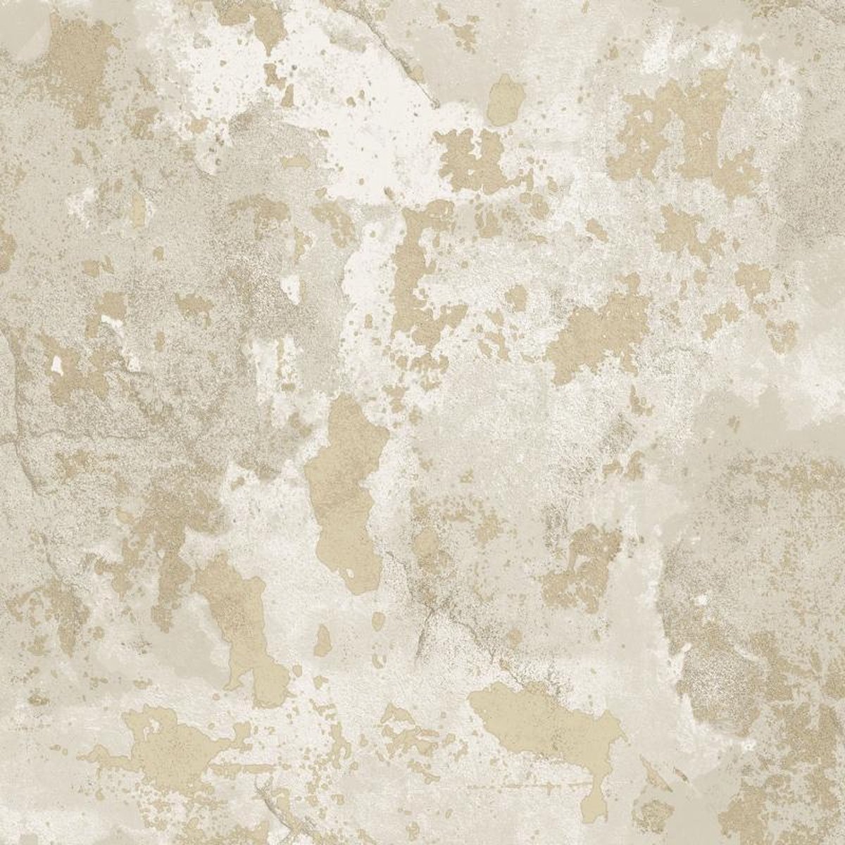 ZERO Beton stuc look beige, nude, goud, vinyl o vlies 0,53x10m