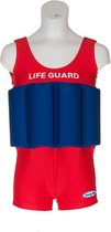 Beverly Kids UV drijfpakje Kinderen Life Guard - Rood - Maat 98