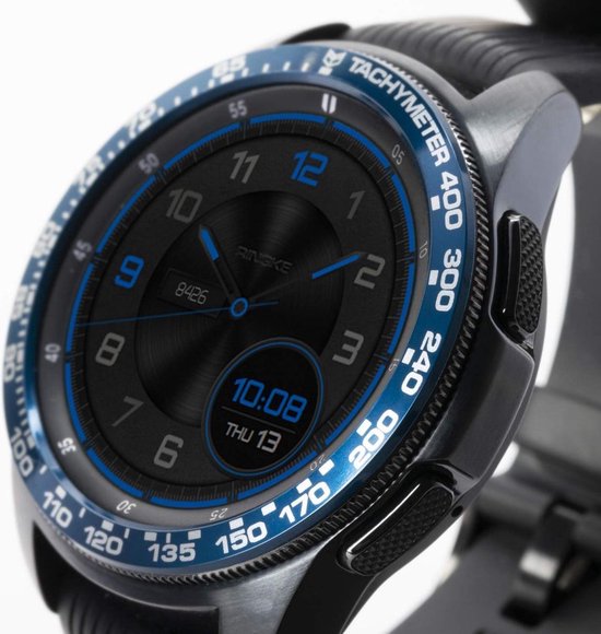 Ringke Bezel Styling Randbeschermer Aluminium - Samsung Galaxy Watch - 46mm  - Blauw | bol.com
