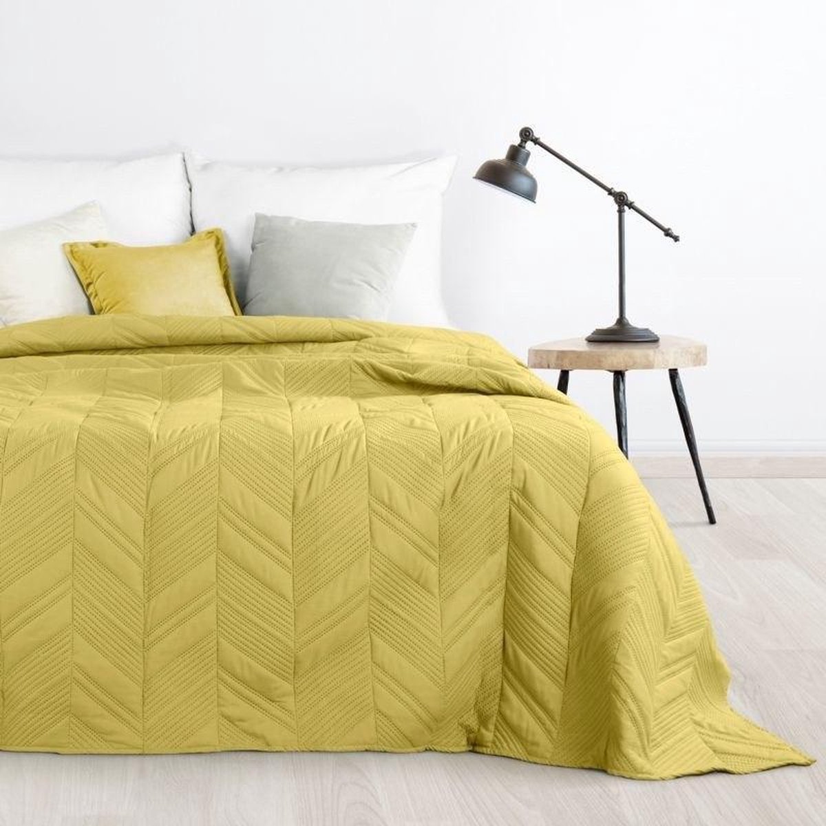 Couvre Lit Jaune