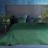 Beddensprei_sprei_kleur_groen_170X210cm_100% POLYESTER_