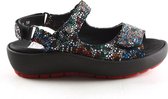 Multi-Color Wolky Sandalen Rio Mosaic Suede