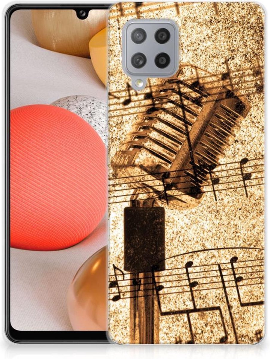 Samsung Galaxy A42 Siliconen Hoesje met foto Bladmuziek