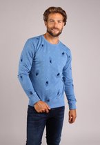 Trui Sweatshirt Gabbiano Blauw dessin maat L