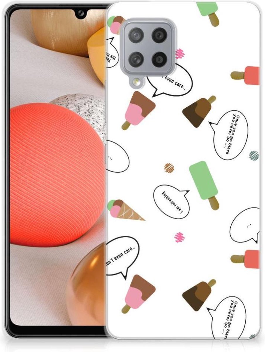 Samsung Galaxy A42 Siliconen Case IJsjes