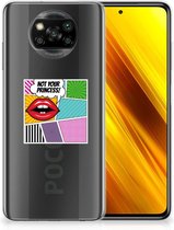 Telefoon Hoesje Xiaomi Poco X3 | Poco X3 Pro Silicone Back Case Popart Princess