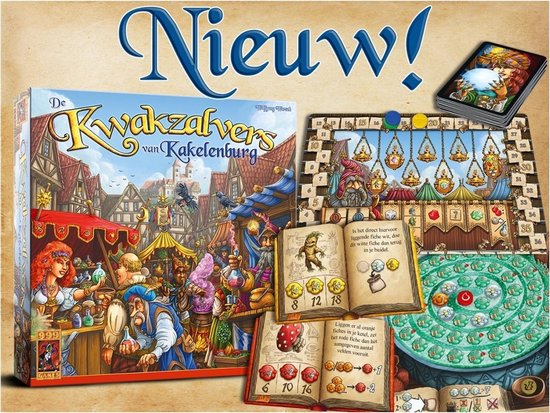 Thumbnail van een extra afbeelding van het spel Spellenset - Bordspel - Stef Stuntpiloot & De Kwakzalvers van Kakelenburg