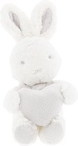 Clayre & Eef Decoratie Knuffel 15*10*15 cm Wit Polyester Ster Knuffeldier