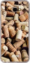 6F hoesje - geschikt voor Samsung Galaxy J4 Plus -  Transparant TPU Case - Corks #ffffff