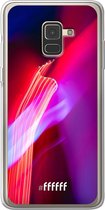 Samsung Galaxy A8 (2018) Hoesje Transparant TPU Case - Light Show #ffffff