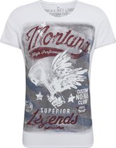 Key Largo shirt mt montana round Wit-S