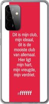 6F hoesje - geschikt voor Samsung Galaxy A72 -  Transparant TPU Case - AFC Ajax Dit Is Mijn Club #ffffff