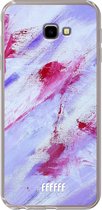 6F hoesje - geschikt voor Samsung Galaxy J4 Plus -  Transparant TPU Case - Abstract Pinks #ffffff