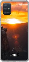 6F hoesje - geschikt voor Samsung Galaxy A52 - Transparant TPU Case - Rock Formation Sunset #ffffff