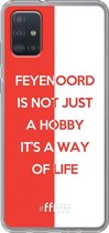 6F hoesje - geschikt voor Samsung Galaxy A52 - Transparant TPU Case - Feyenoord - Way of life #ffffff