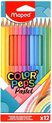 Afbeelding van het spelletje Maped Color Peps Pastel Kleurpotloden 12 Stuks