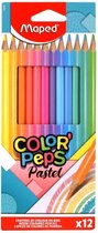 Maped Color Peps Pastel Kleurpotloden 12 Stuks