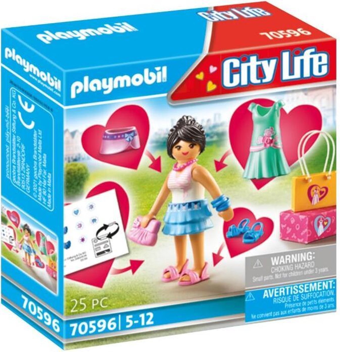 70595 - Playmobil City Life - Mannequin avec chien Playmobil