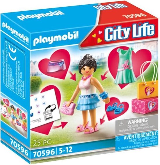 PLAYMOBIL City Life Jeune fille stylée - 70596 | bol