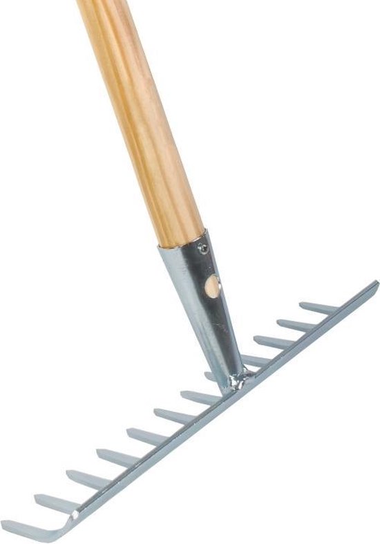 Talen Tools – Tuinhark – 12 tanden – Verzinkt – 30 cm – Essenhouten steel – 160 cm