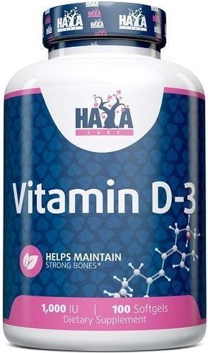 Goedkoopste Vitamin D-3 1000 IU 100softgels