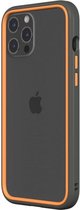 RhinoShield CrashGuard NX Apple iPhone 12 Pro Max Hoesje Grijs/Oranje