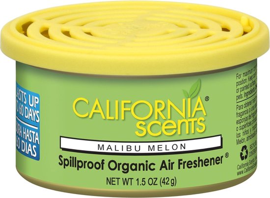 California Scent Luchtverfrisser Malibu Melon – 42 gram