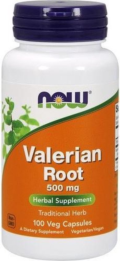 Foto: Now foods valerian root 500mg vegan 100 capsules