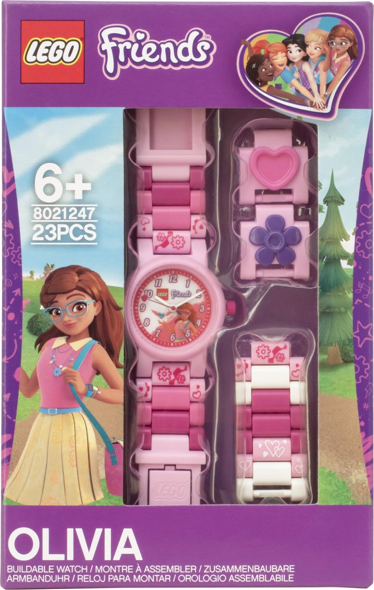 Horloge LEGO Friends - Olivia - Speelgoedsieraad LEGO License
