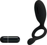Penisring Cockring Siliconen Vibrators voor Mannen Penis sleeve - Zwart - Pretty Male®